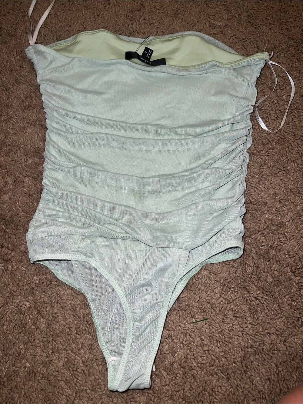 Strapless mint green bodysuit - Picture 2 of 2